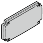 Coperchio scatola derivazione della sicurezza-bordo di chiusura cod.638198