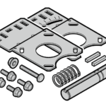 Kit di montaggio rinvio a catena 1:2