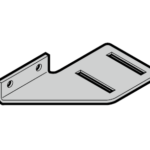 Sostegno per supporto carrello, RC2, DX