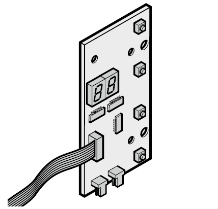 Scheda elettronica display