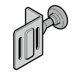 Carrello portaruota superiore con ruota di scorrimento